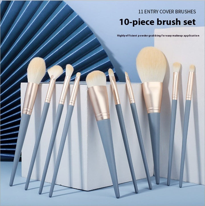 10 Makeup Brushes Suit Foundation Face Powder Eye Shadow Brush Complete Set - Cosplay Craze