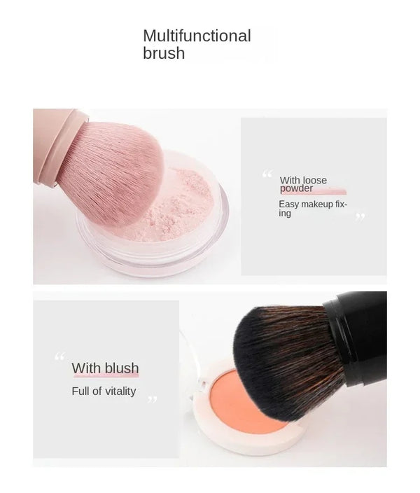 Quality Portable Convenient Retractable Makeup Brush Makeup Tools Accessories For Foundation Powder Eyeshadow Large Loose Powder Blush - Cosplay Craze
