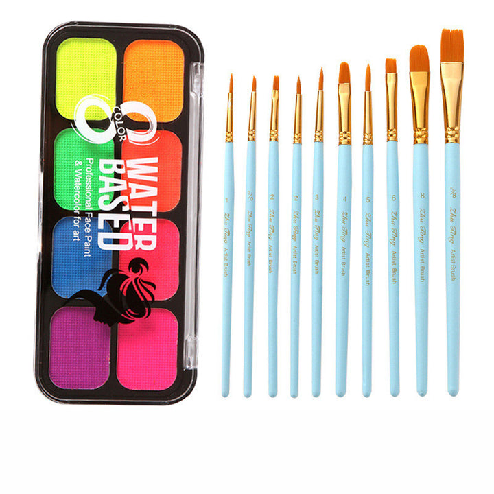 Multicolor Face Body Paints Flash Tattoo Kids Party Makeup Dress Beauty - Cosplay Craze
