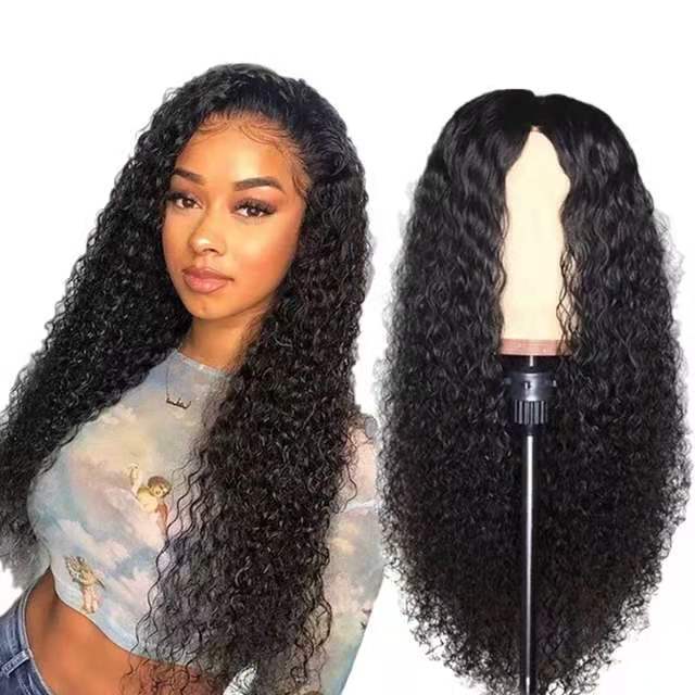 Front Lace Chemical Fiber Long Curly Hair European And American Wig Headgear - Cosplay Craze