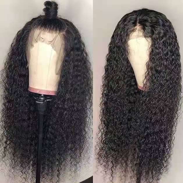 Front Lace Chemical Fiber Long Curly Hair European And American Wig Headgear - Cosplay Craze