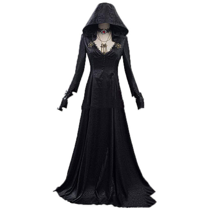 Evil Village Cosplay Costume Vampire Lady Dress Outfits Halloween Carnival Suit - Cosplay Craze