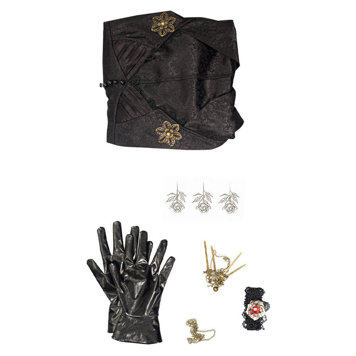 Evil Village Cosplay Costume Vampire Lady Dress Outfits Halloween Carnival Suit - Cosplay Craze
