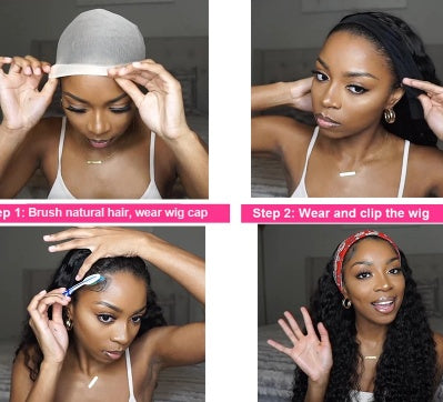 Hair Band Wig Ladies Chemical Fiber Wig - Cosplay Craze