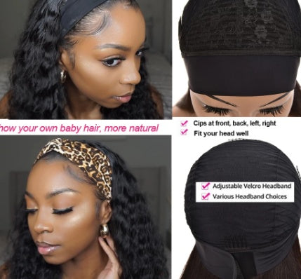 Hair Band Wig Ladies Chemical Fiber Wig - Cosplay Craze