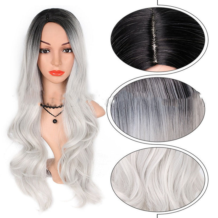 Wig foreign trade wig female gradient chemical fiber wig wig - Cosplay Craze