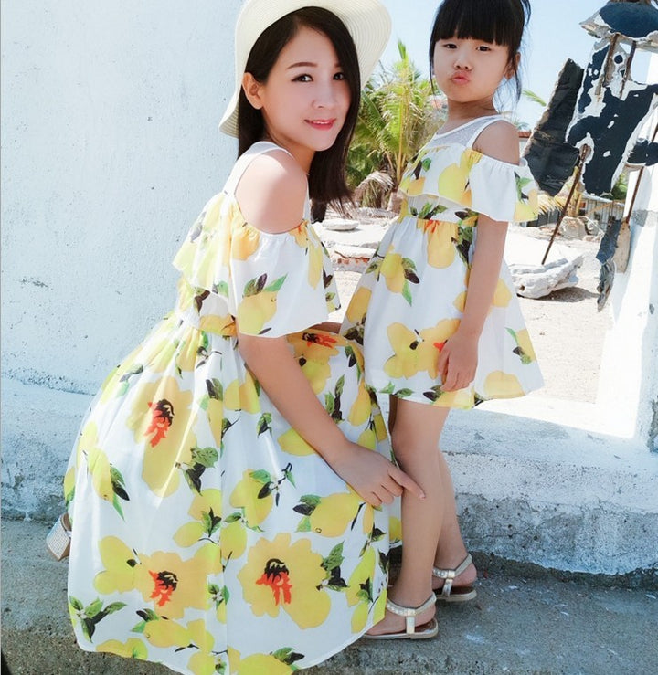 Women's and Women's Floral Dress - Cosplay Craze