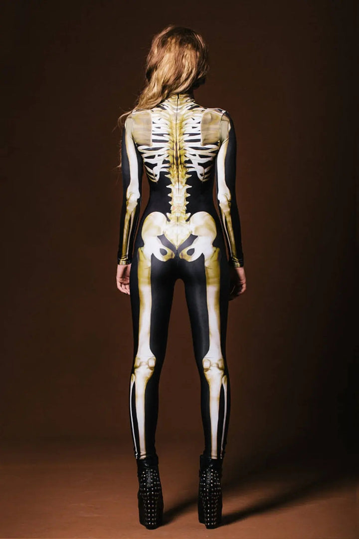 Digital Printing Halloween Cosplay Cosplay Clothes Unisex Wear Tight Long Sleeve Jumpsuit - Cosplay Craze