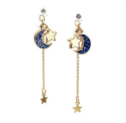 Anime Sailor Moon 25th Cosplay Earring Girl Blue moon star eardrop accessories prop - Cosplay Craze
