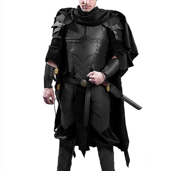 Anime Real-life Costume Samurai Armor COSPLAY Synthetic Leather Men's Clothing - Cosplay Craze