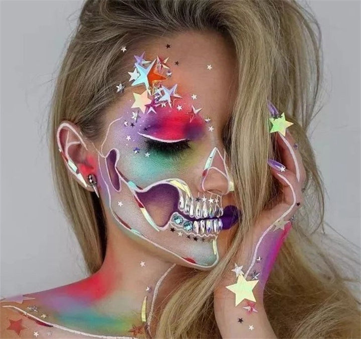 Fit Colors 12 Colors Face Paint Water Soluble Human Body Paints Halloween Masquerade Makeup Palette Brush - Cosplay Craze