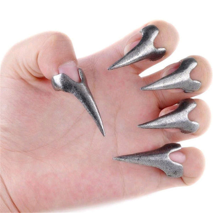 12pcs Set Retro Punk Gothic Nail Finger Claw Spike Alloy Knuckle Rings Set Party Cosplay Decoration Accessories - Cosplay Craze