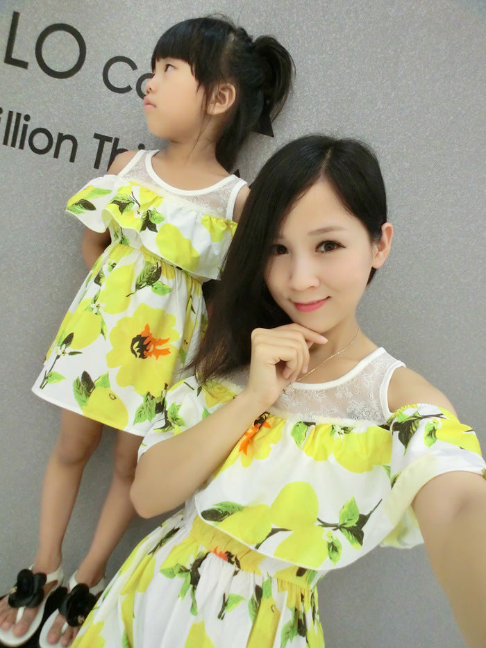 Women's and Women's Floral Dress - Cosplay Craze