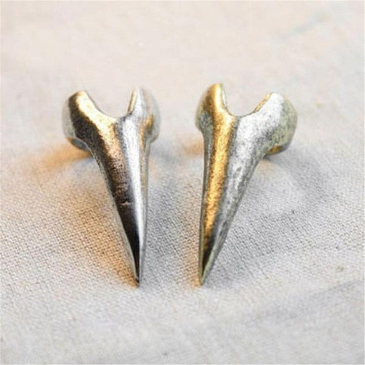 12pcs Set Retro Punk Gothic Nail Finger Claw Spike Alloy Knuckle Rings Set Party Cosplay Decoration Accessories - Cosplay Craze
