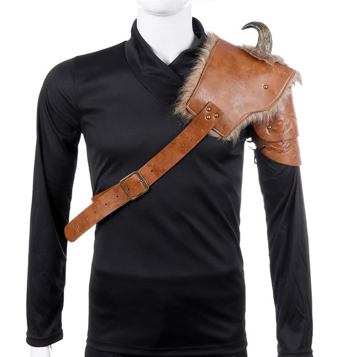 Halloween Cosplay Costume Men's Medieval Viking Armor Shoulder - Cosplay Craze