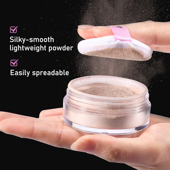 Long-lasting Concealer Waterproof And Sweatproof Smear-proof Makeup Baking Finishing Powder Face Powder - Cosplay Craze