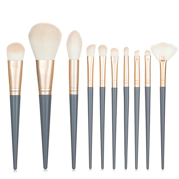 10 Makeup Brushes Suit Foundation Face Powder Eye Shadow Brush Complete Set - Cosplay Craze