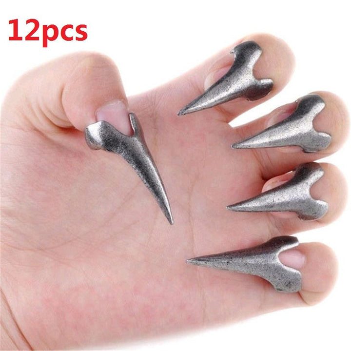 12pcs Set Retro Punk Gothic Nail Finger Claw Spike Alloy Knuckle Rings Set Party Cosplay Decoration Accessories - Cosplay Craze