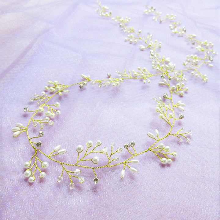 Wedding Hair Accessories Crystal Pearl Hair Accessories - Cosplay Craze