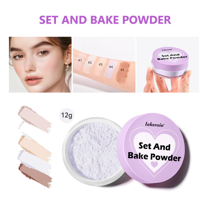 Long-lasting Concealer Waterproof And Sweatproof Smear-proof Makeup Baking Finishing Powder Face Powder - Cosplay Craze