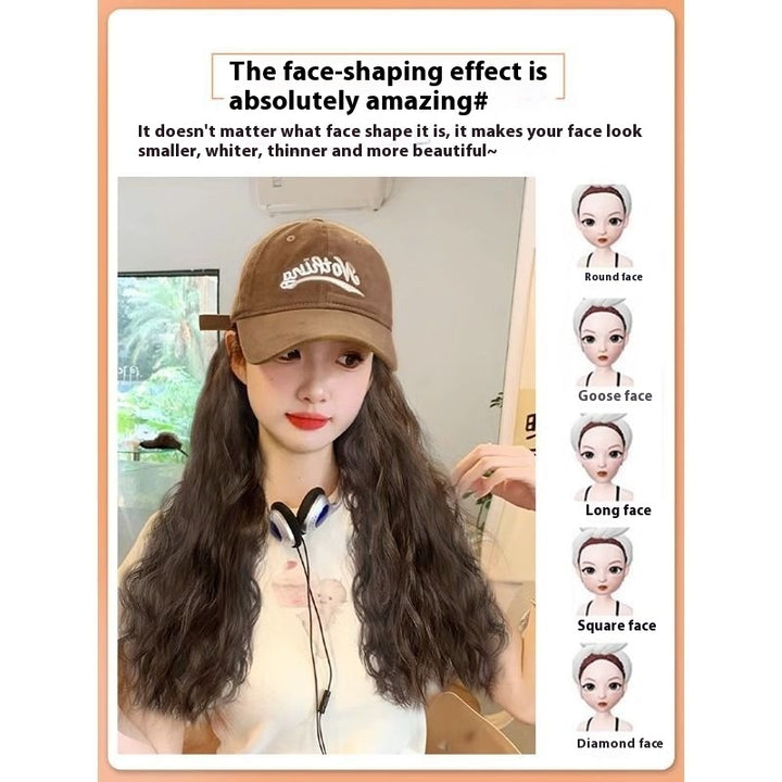 Hat Wig Integrated Fashion Large Wig Full-head Wig - Cosplay Craze