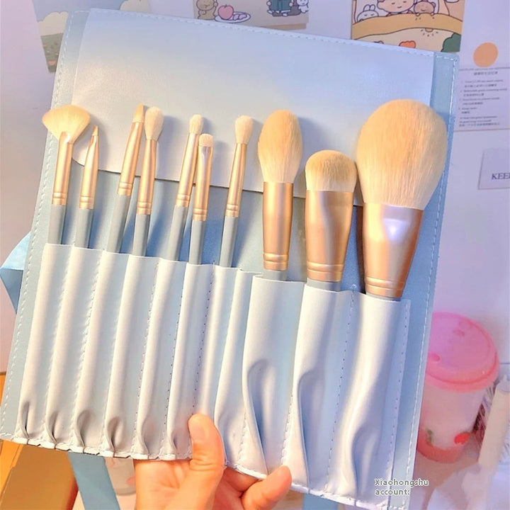 10 Makeup Brushes Suit Foundation Face Powder Eye Shadow Brush Complete Set - Cosplay Craze