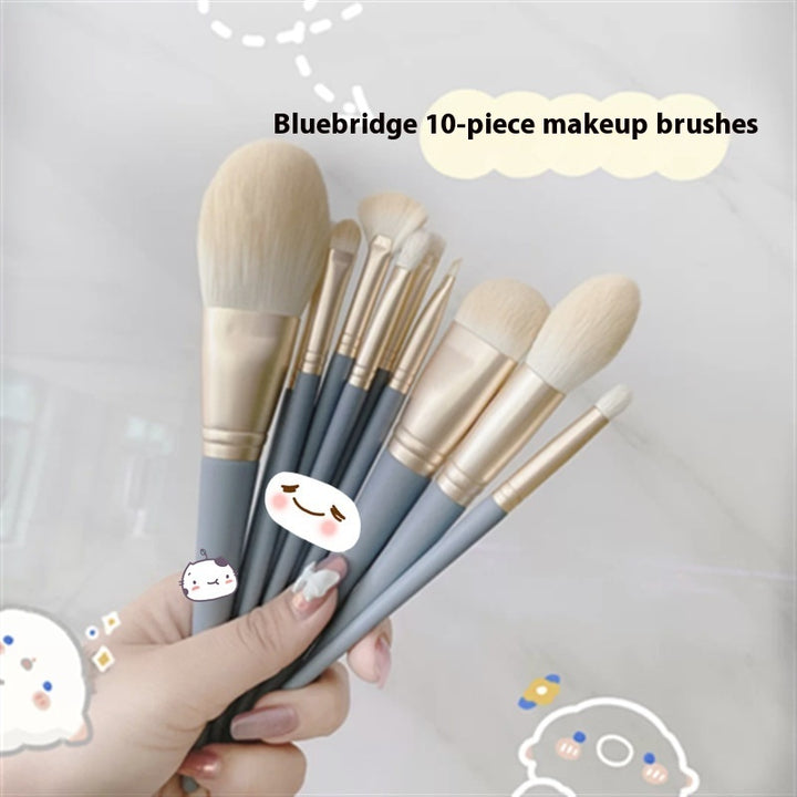 10 Makeup Brushes Suit Foundation Face Powder Eye Shadow Brush Complete Set - Cosplay Craze