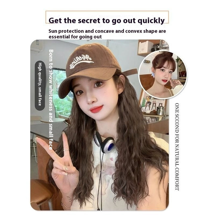Hat Wig Integrated Fashion Large Wig Full-head Wig - Cosplay Craze
