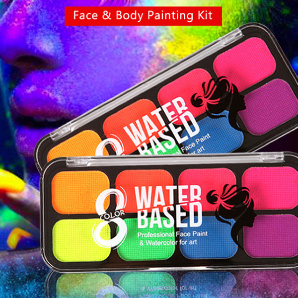 Multicolor Face Body Paints Flash Tattoo Kids Party Makeup Dress Beauty - Cosplay Craze