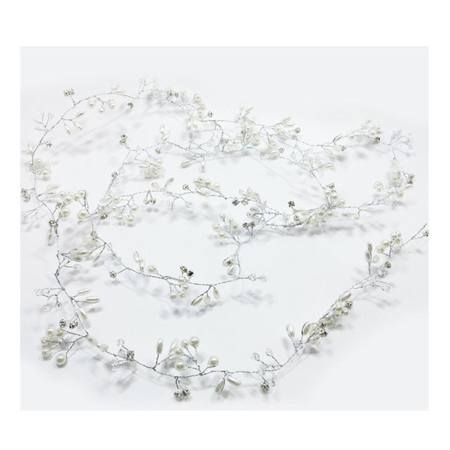 Wedding Hair Accessories Crystal Pearl Hair Accessories - Cosplay Craze