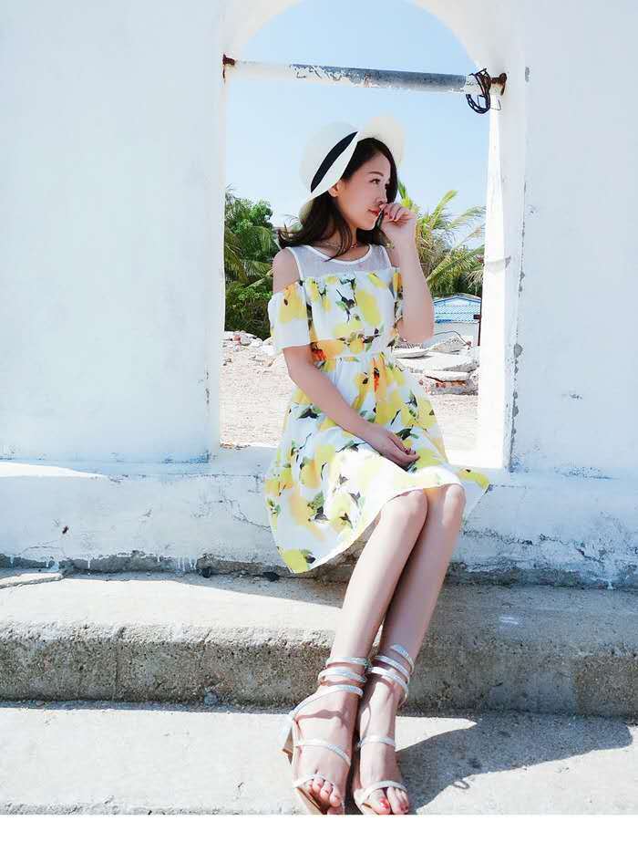 Women's and Women's Floral Dress - Cosplay Craze