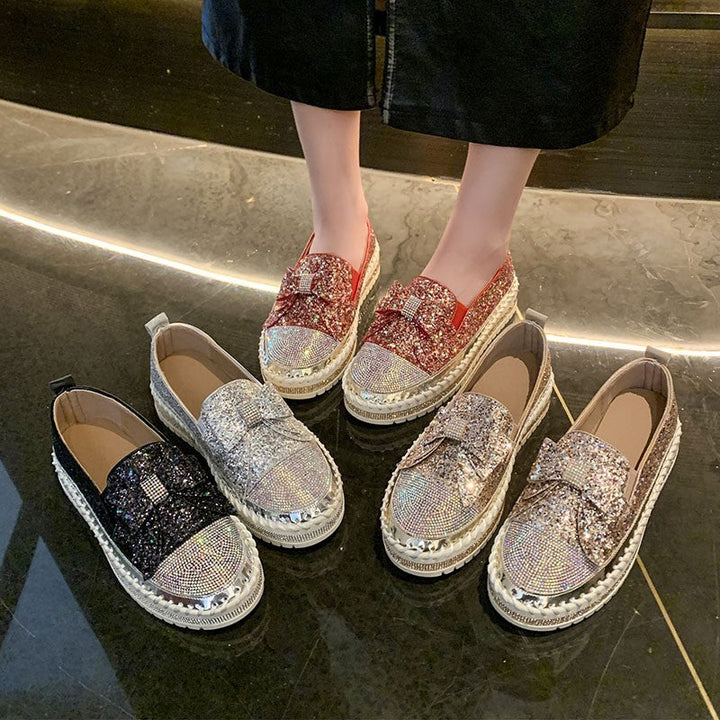 Women's Casual Bow Accessories Simple Sneaker - Cosplay Craze