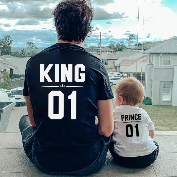 Popular Fashion Parent Child Outfits With Four Short Sleeves - Cosplay Craze
