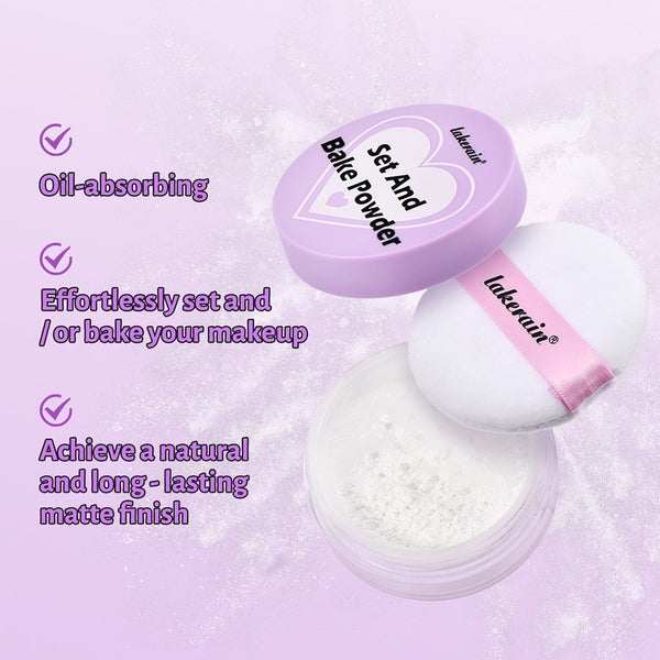 Long-lasting Concealer Waterproof And Sweatproof Smear-proof Makeup Baking Finishing Powder Face Powder - Cosplay Craze