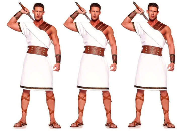Halloween Cosplay Ancient Greek King Gladiator Costume Couple Outfit Stage Costume - Cosplay Craze