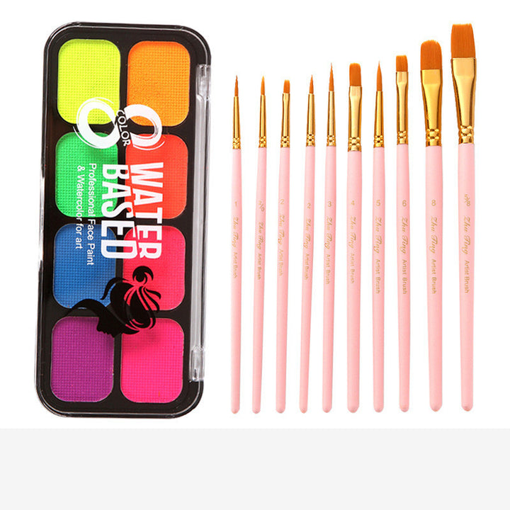 Multicolor Face Body Paints Flash Tattoo Kids Party Makeup Dress Beauty - Cosplay Craze